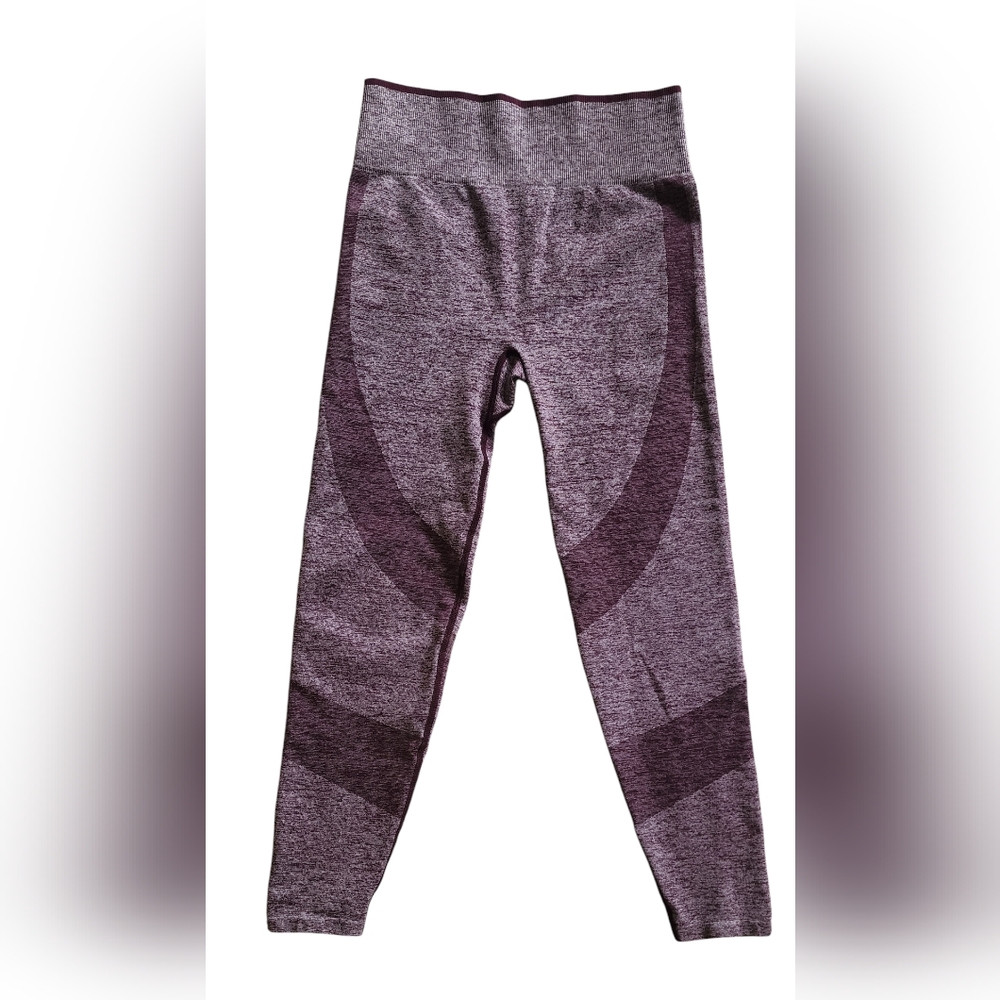 Victorias Secret PINK Seamless Leggings Yoga Pants 2 ToneWomens Size M - Picture 4 of 5